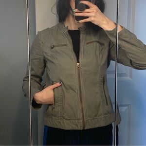 Ruff Hewn Grey Cotton Demin Jacket